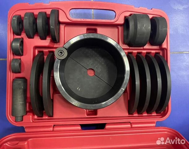 Набор оправок подшипников и сайлентблоков пресса