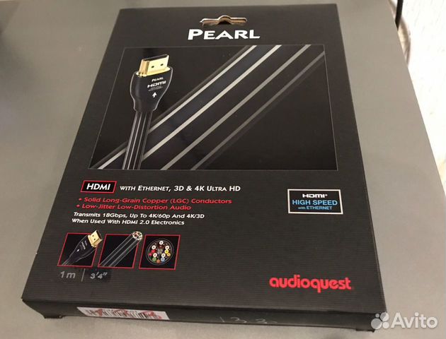 Кабель AudioQuest hdmi Pearl