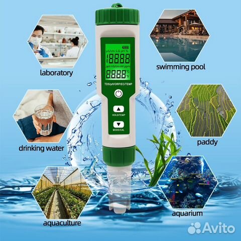 PH TDS EC ORP temp 5в1