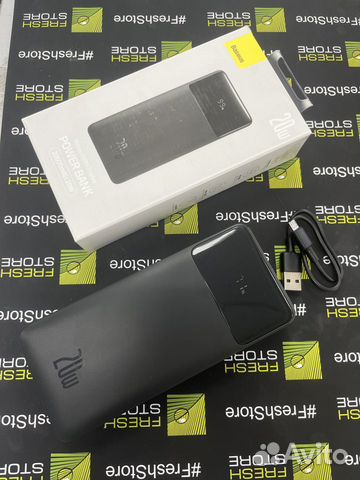 Аккумулятор внешний Baseus Bipow QC 20W 20000