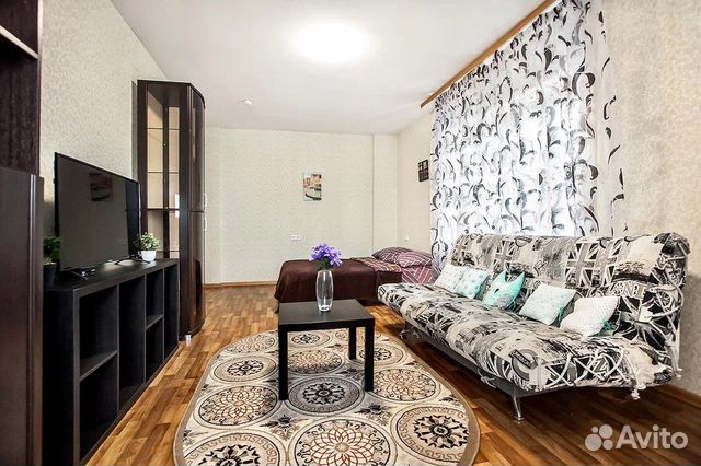 

1-к. квартира, 44 м², 2 кровати