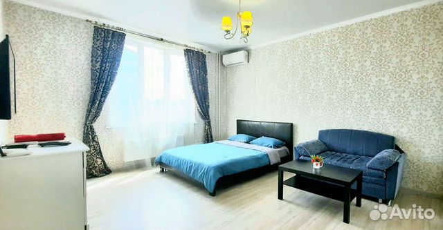 

1-к. квартира, 38 м², 2 кровати