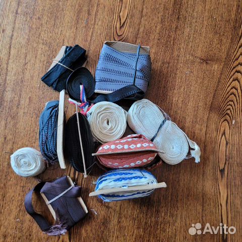 Тесьма для рукоделия СССР хб и синтетическая