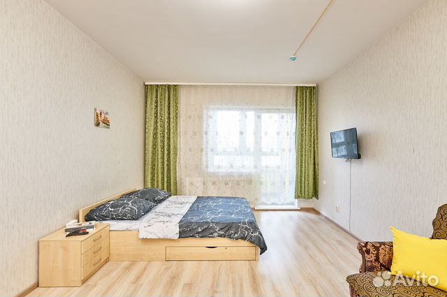 

1-к. квартира, 38 м², 2 кровати