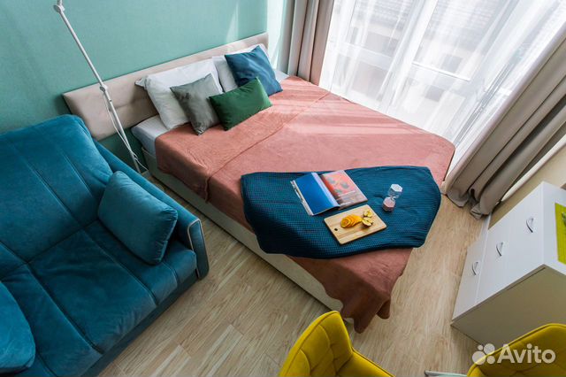 

Квартира-студия, 20 м², 2 кровати
