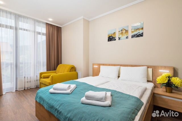 

Квартира-студия, 30 м², 2 кровати