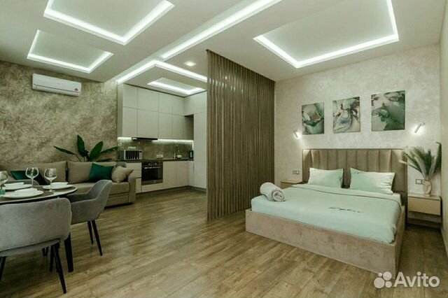 

Квартира-студия, 40 м², 2 кровати