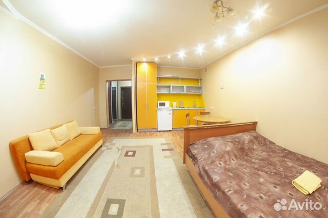 

Квартира-студия, 42 м², 2 кровати