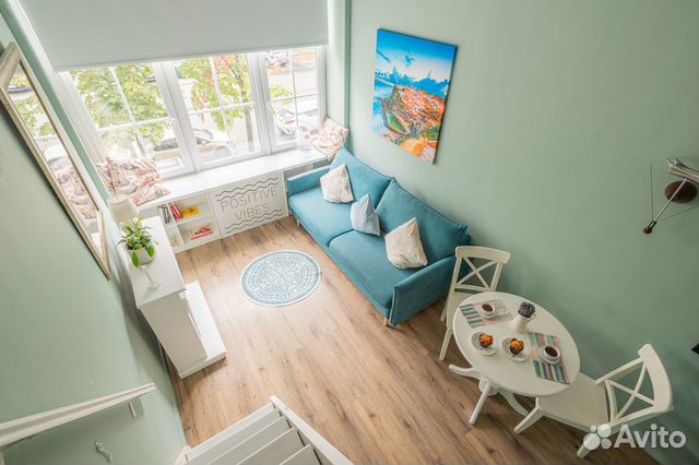 

Квартира-студия, 28 м², 2 кровати