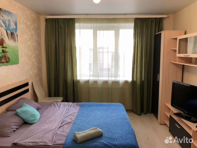 

1-к. квартира, 40 м², 2 кровати