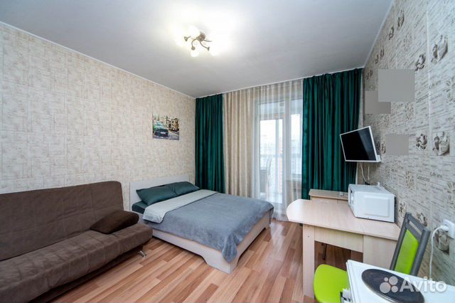 

Квартира-студия, 27 м², 2 кровати