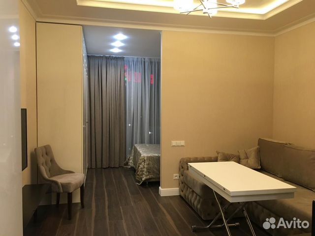 

Квартира-студия, 35 м², 1 кровать
