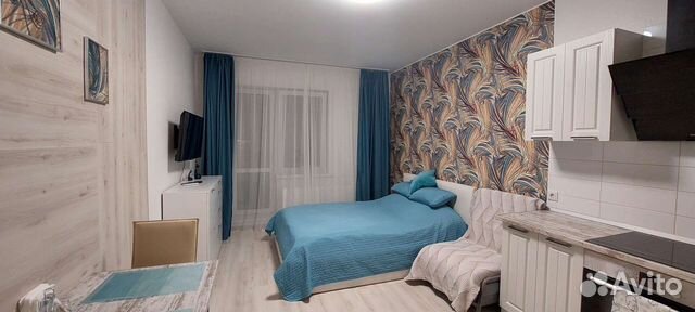 

Квартира-студия, 28 м², 2 кровати