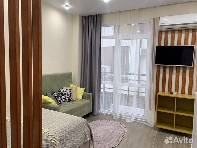 

Квартира-студия, 27 м², 1 кровать