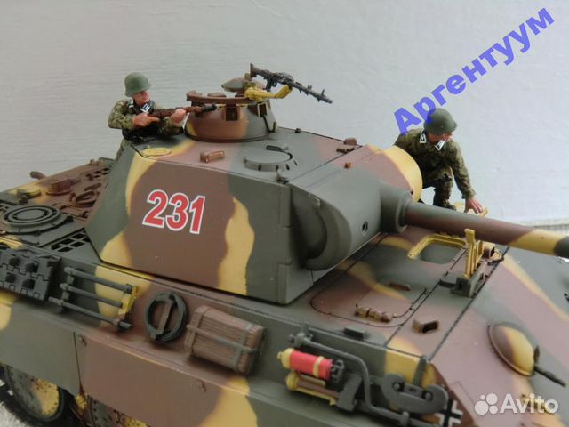 Танк German Panther V wwii 1/32 металл. Unimax