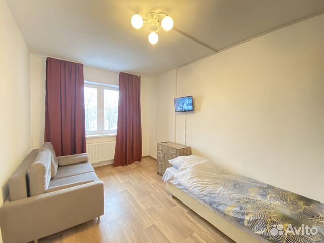 

Квартира-студия, 27 м², 2 кровати
