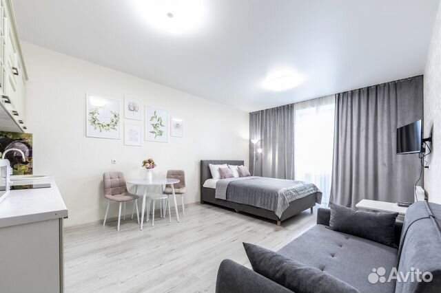 

Квартира-студия, 30 м², 2 кровати