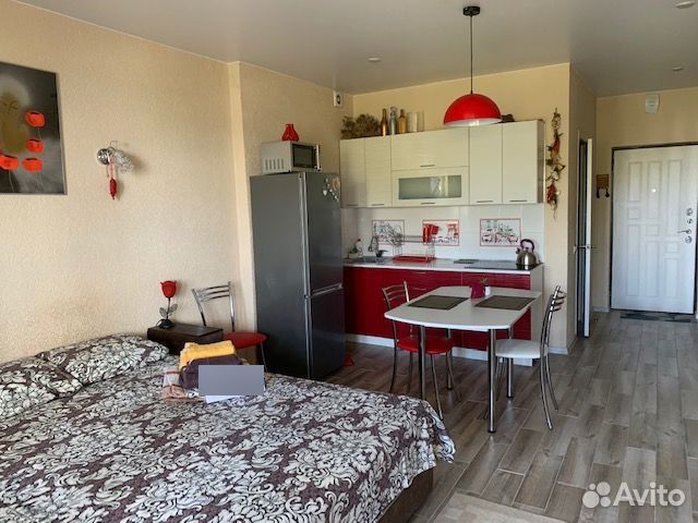 

Квартира-студия, 35 м², 3 кровати