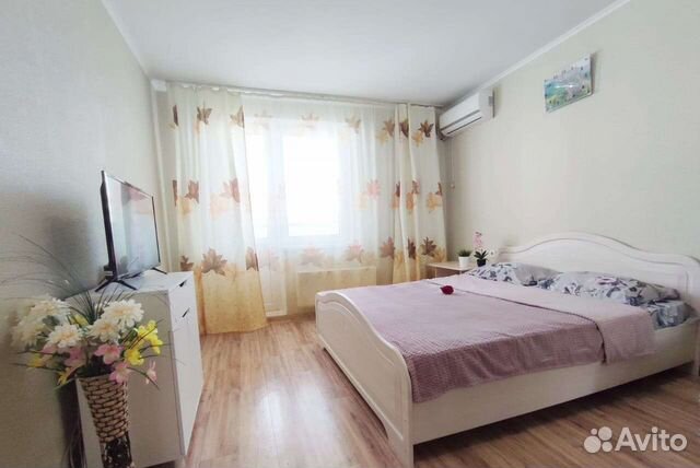 

1-к. квартира, 38 м², 2 кровати