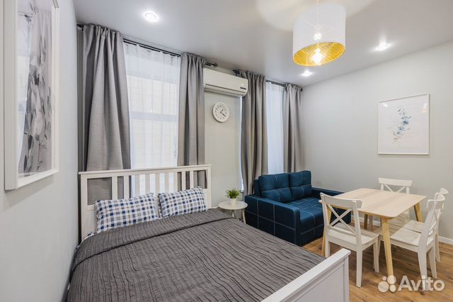 

Квартира-студия, 25 м², 2 кровати