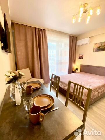 

Квартира-студия, 27 м², 2 кровати