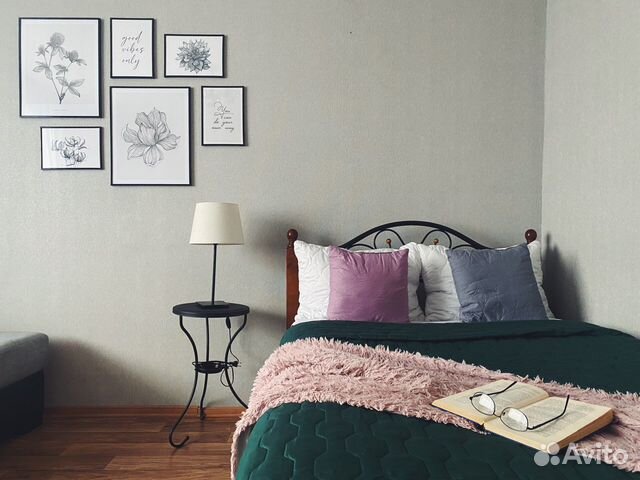 

1-к. квартира, 45 м², 2 кровати