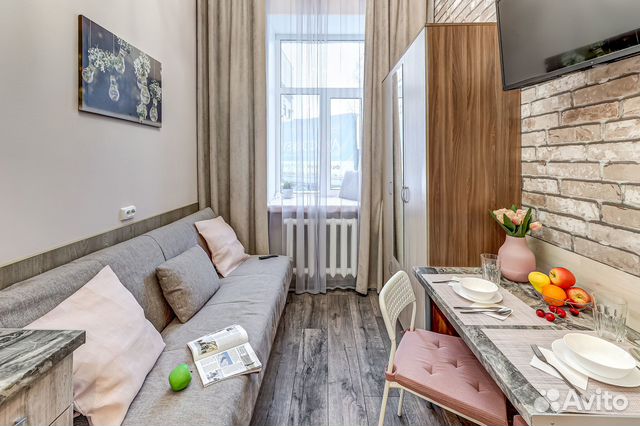 

Квартира-студия, 15 м², 2 кровати