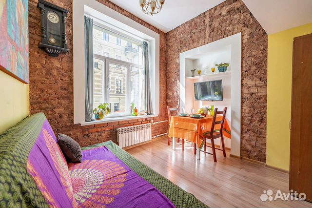 

Квартира-студия, 23,3 м², 2 кровати