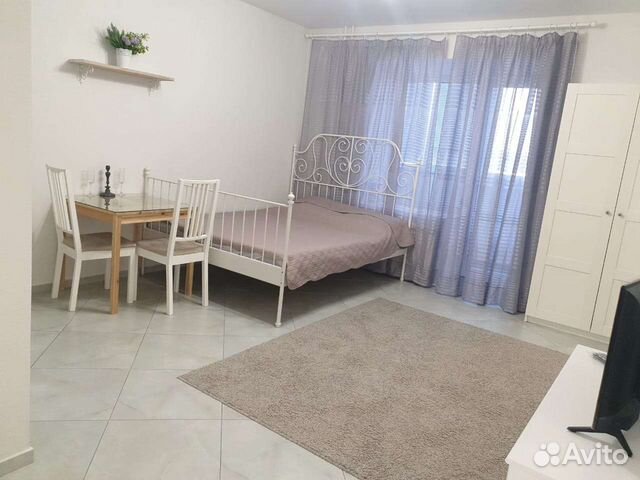 

Квартира-студия, 33 м², 4 кровати