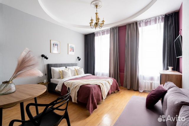 

Квартира-студия, 28 м², 2 кровати