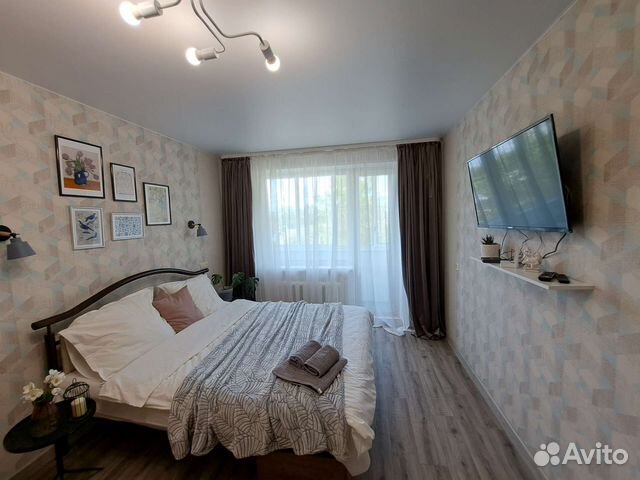 

1-к. квартира, 38 м², 2 кровати