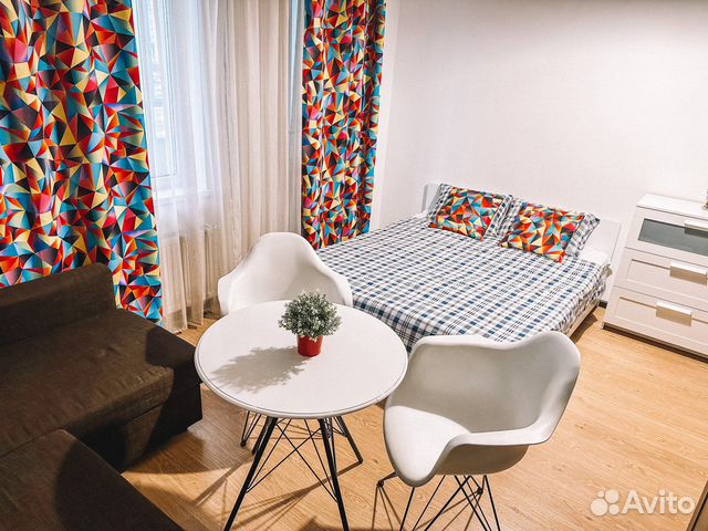 

Квартира-студия, 28 м², 2 кровати