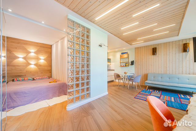 

Квартира-студия, 48 м², 2 кровати