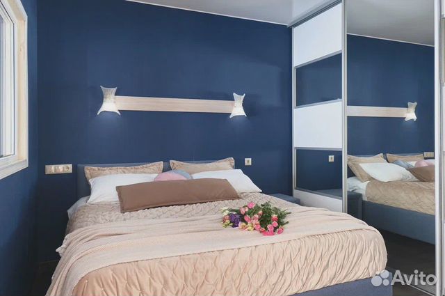 

1-к. квартира, 45 м², 2 кровати
