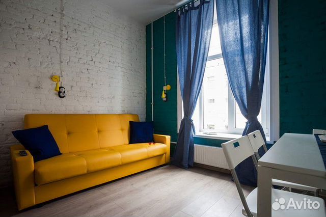 

Квартира-студия, 27 м², 2 кровати