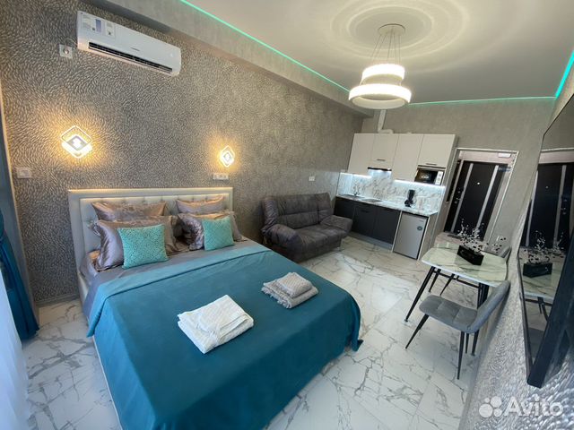 

Квартира-студия, 35 м², 2 кровати