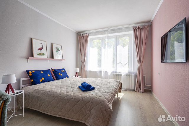 

1-к. квартира, 35 м², 2 кровати