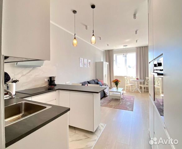

Квартира-студия, 37 м², 2 кровати