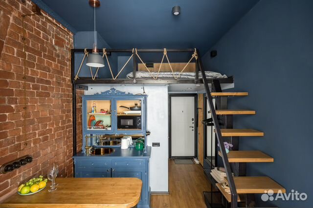 

Квартира-студия, 17 м², 2 кровати