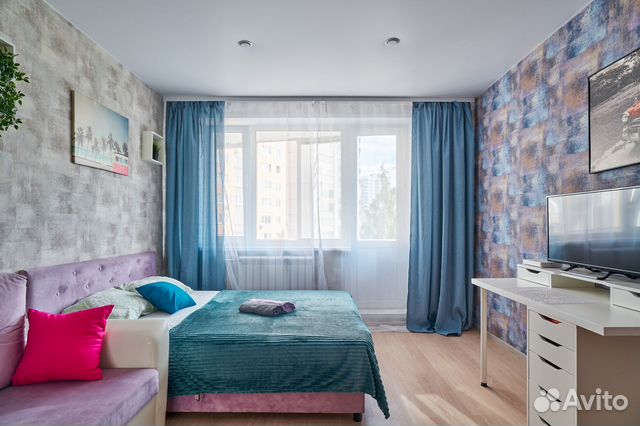 

1-к. квартира, 35 м², 2 кровати
