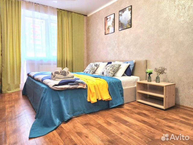 

1-к. квартира, 42 м², 2 кровати