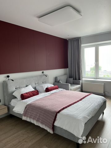 

1-к. квартира, 43 м², 2 кровати