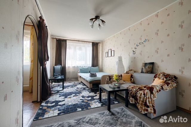 

1-к. квартира, 40 м², 2 кровати