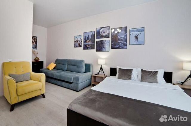 

1-к. квартира, 47 м², 2 кровати
