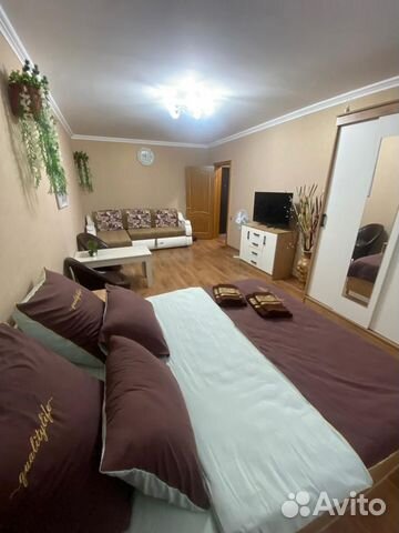 

1-к. квартира, 45 м², 2 кровати