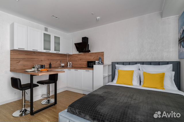 

Квартира-студия, 25 м², 2 кровати