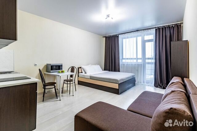 

Квартира-студия, 35 м², 2 кровати