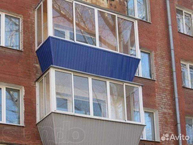 Остекление балконов под ключ