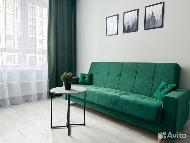 

1-к. квартира, 40 м², 3 кровати