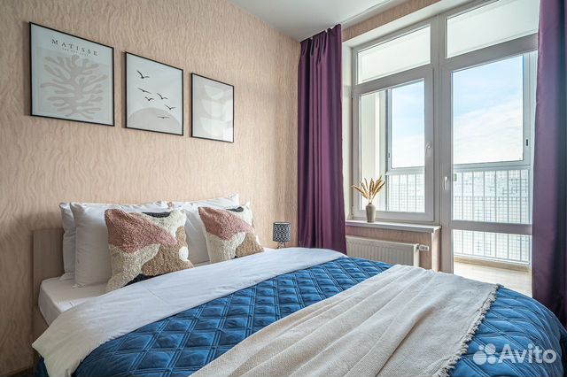 

1-к. квартира, 50 м², 2 кровати